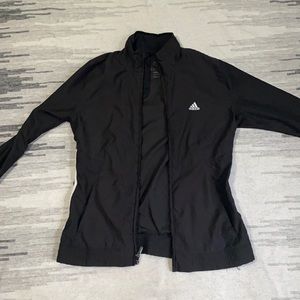 Black addidas windbreaker